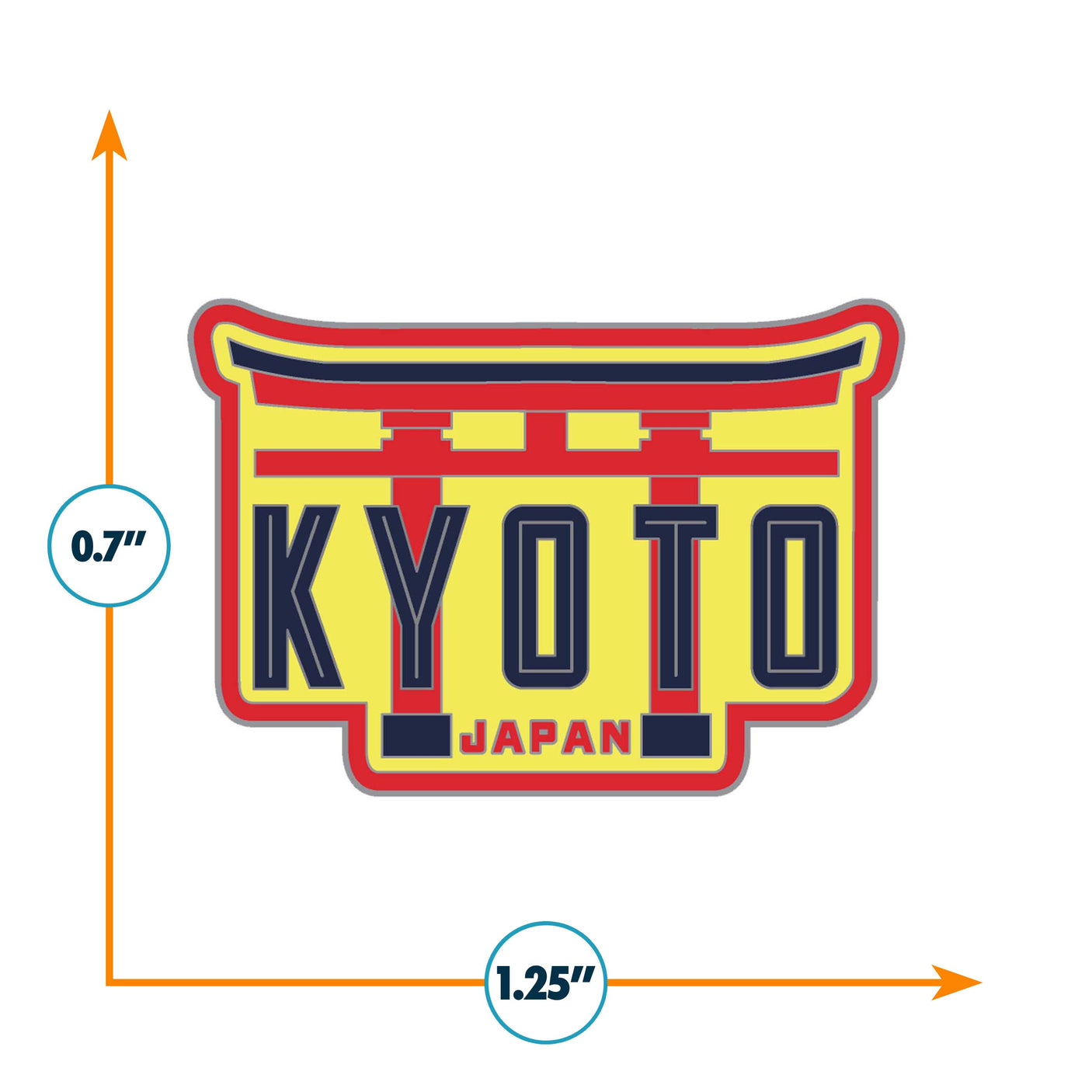 Kyoto Japan Enamel Pin