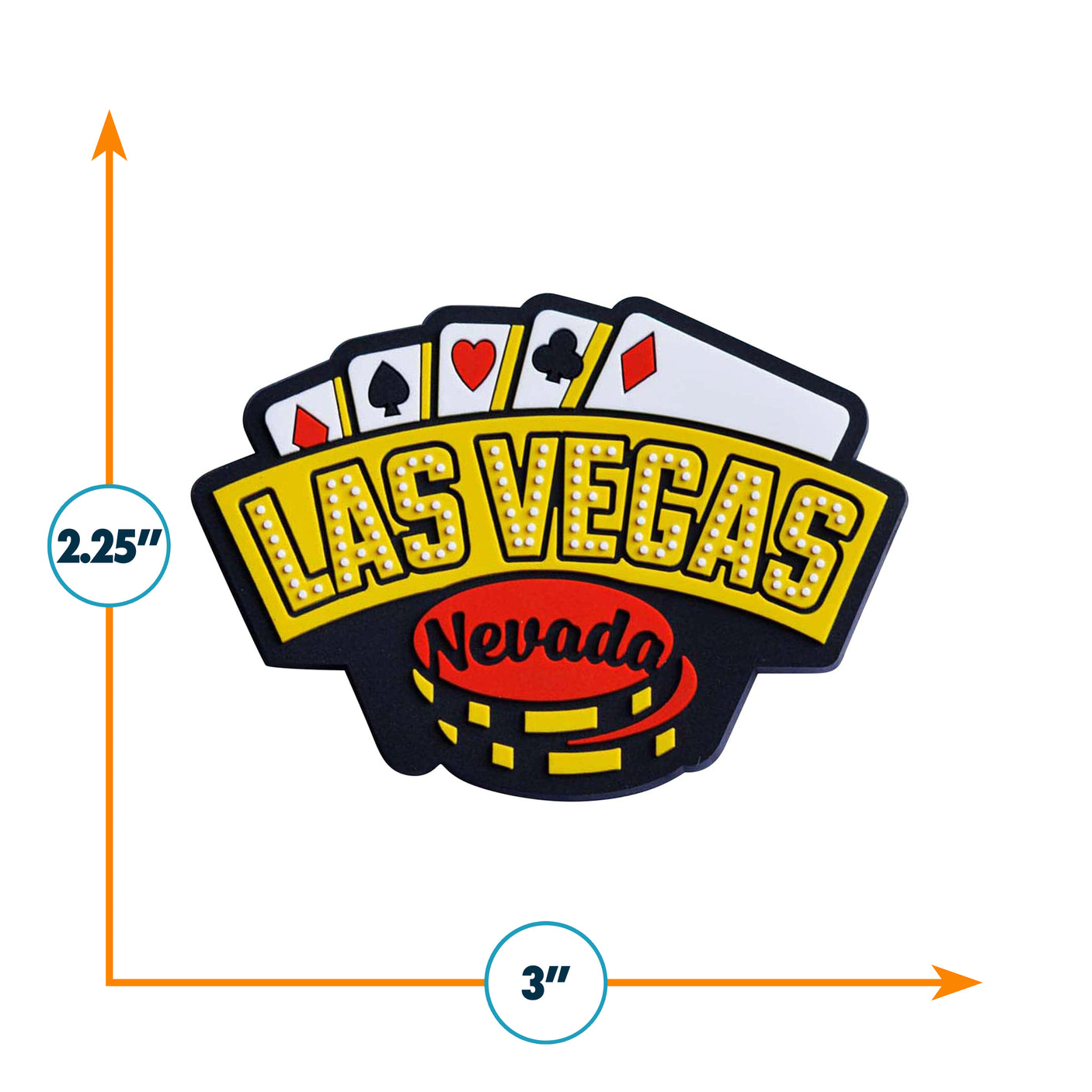 Las Vegas PVC Fridge Magnet