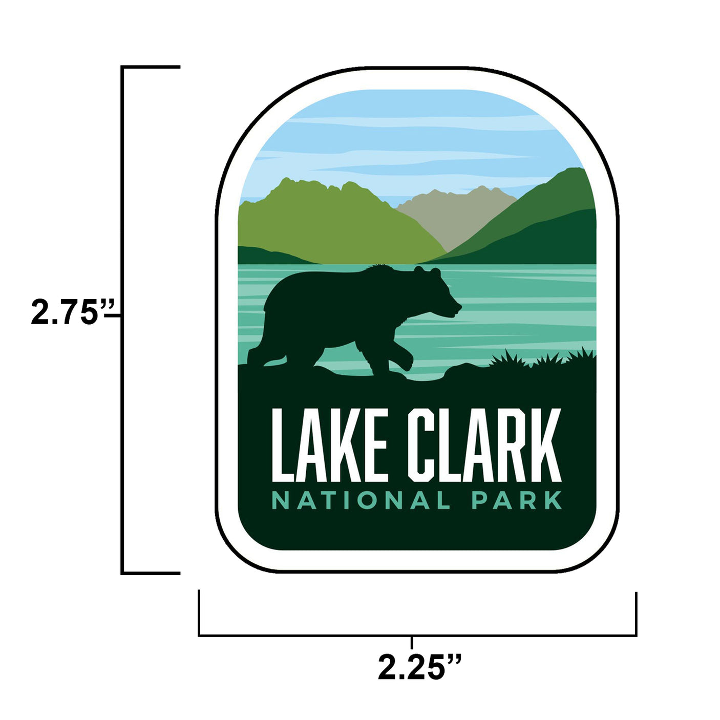 Lake Clark National Park Sticker