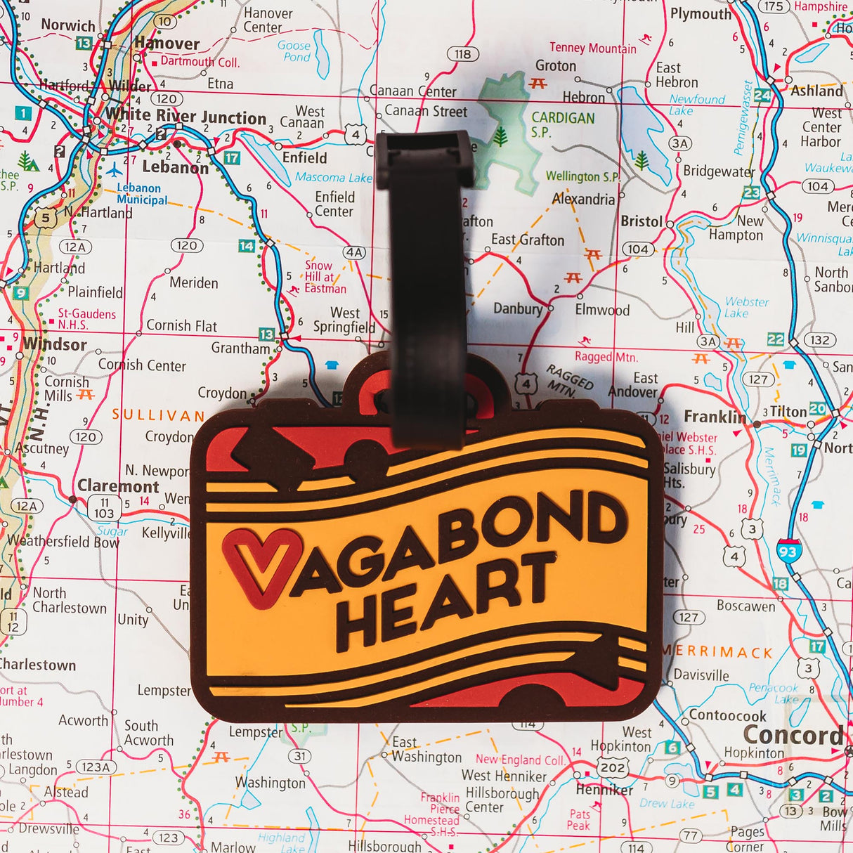Vagabond Heart Luggage Tag