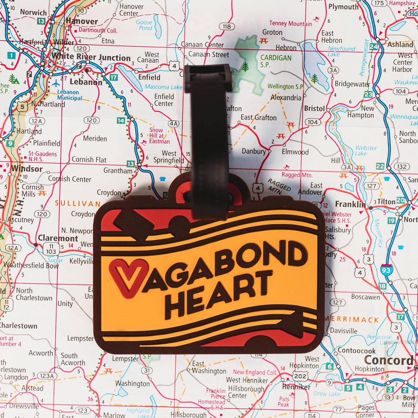 Vagabond Heart Luggage Tag