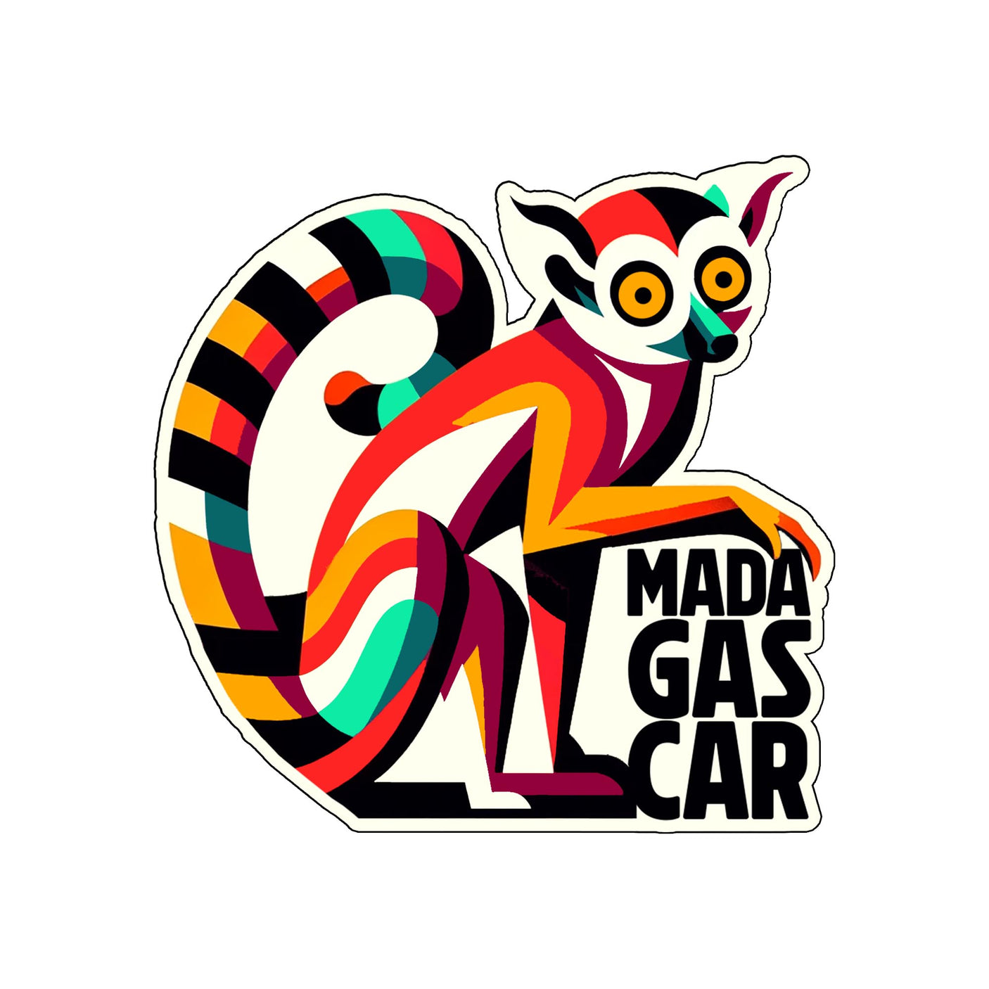 Madagascar Sticker