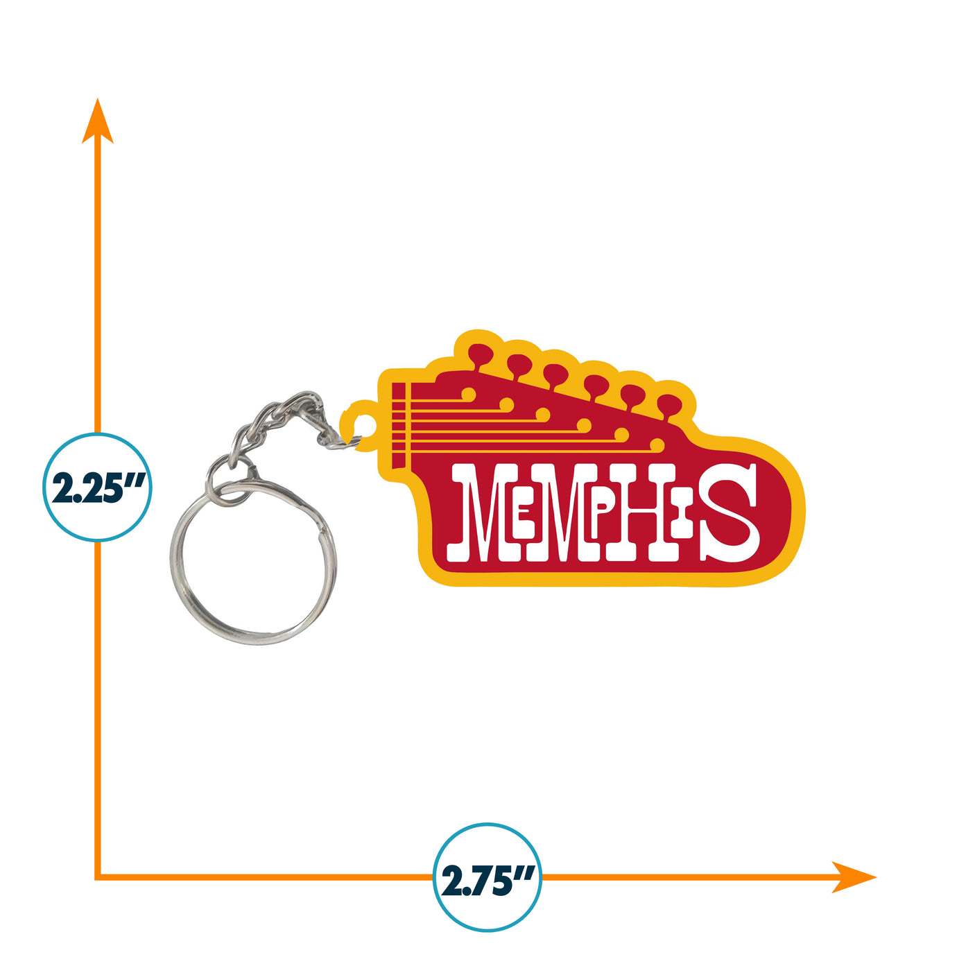 Memphis Keychain
