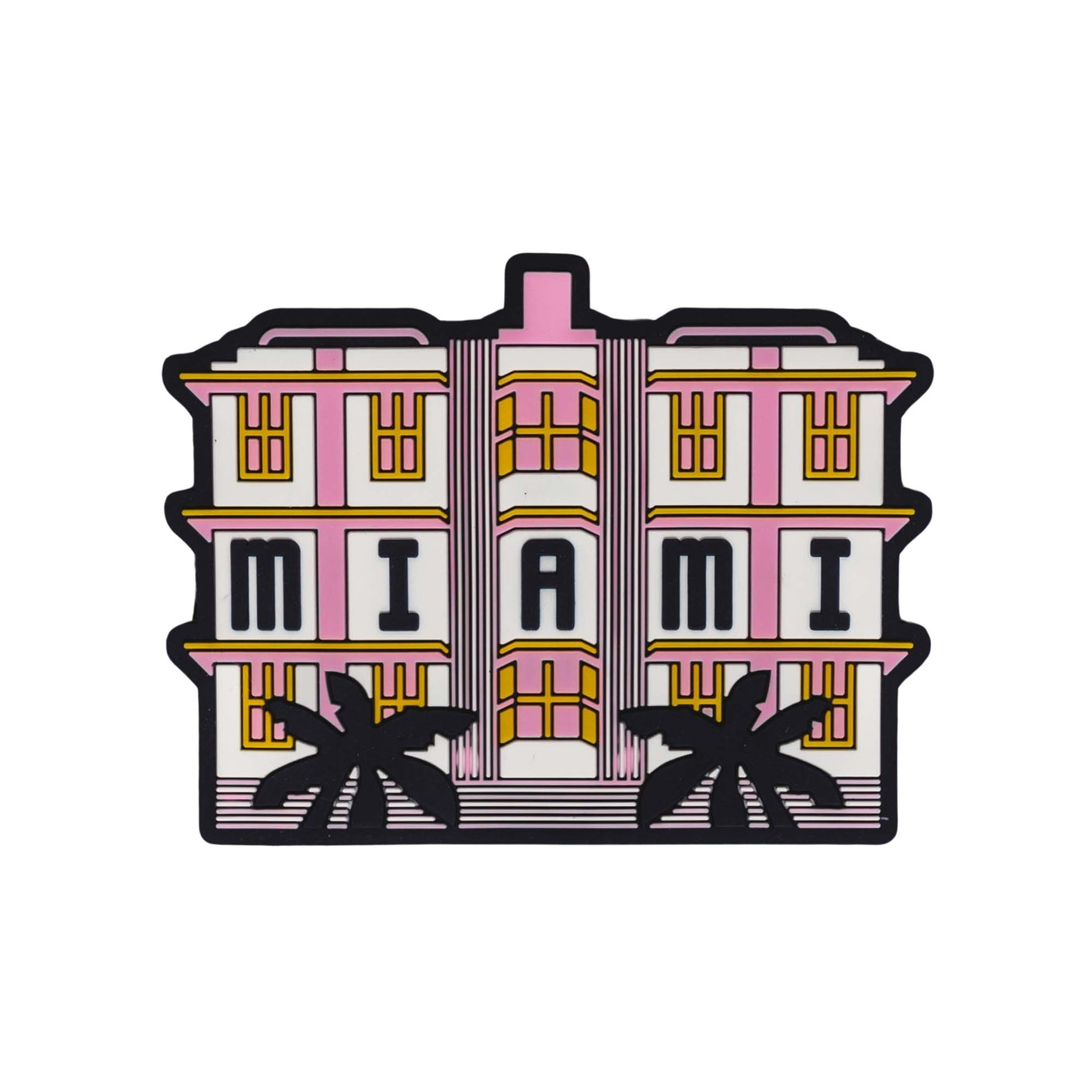 Miami Florida PVC Fridge Magnet