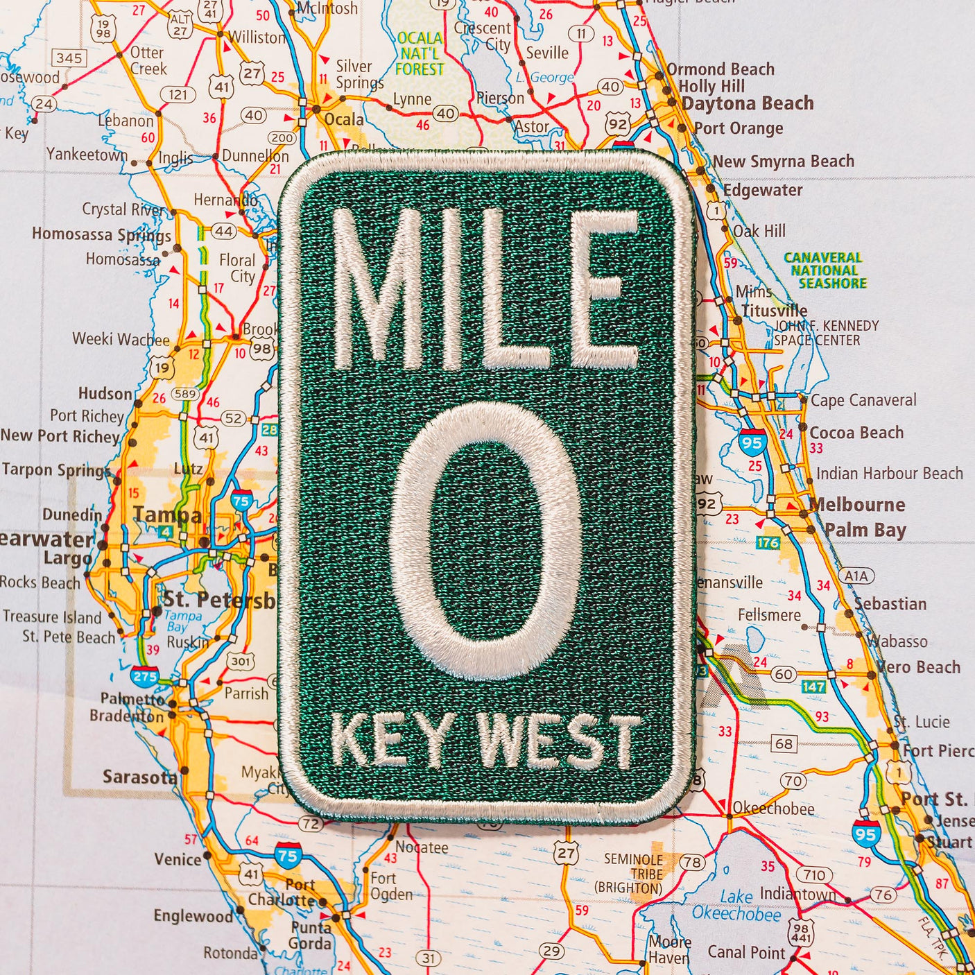 Key West Mile 0 Florida Patch