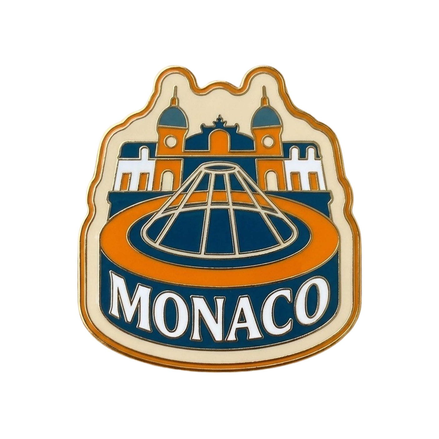 Monaco Enamel Pin