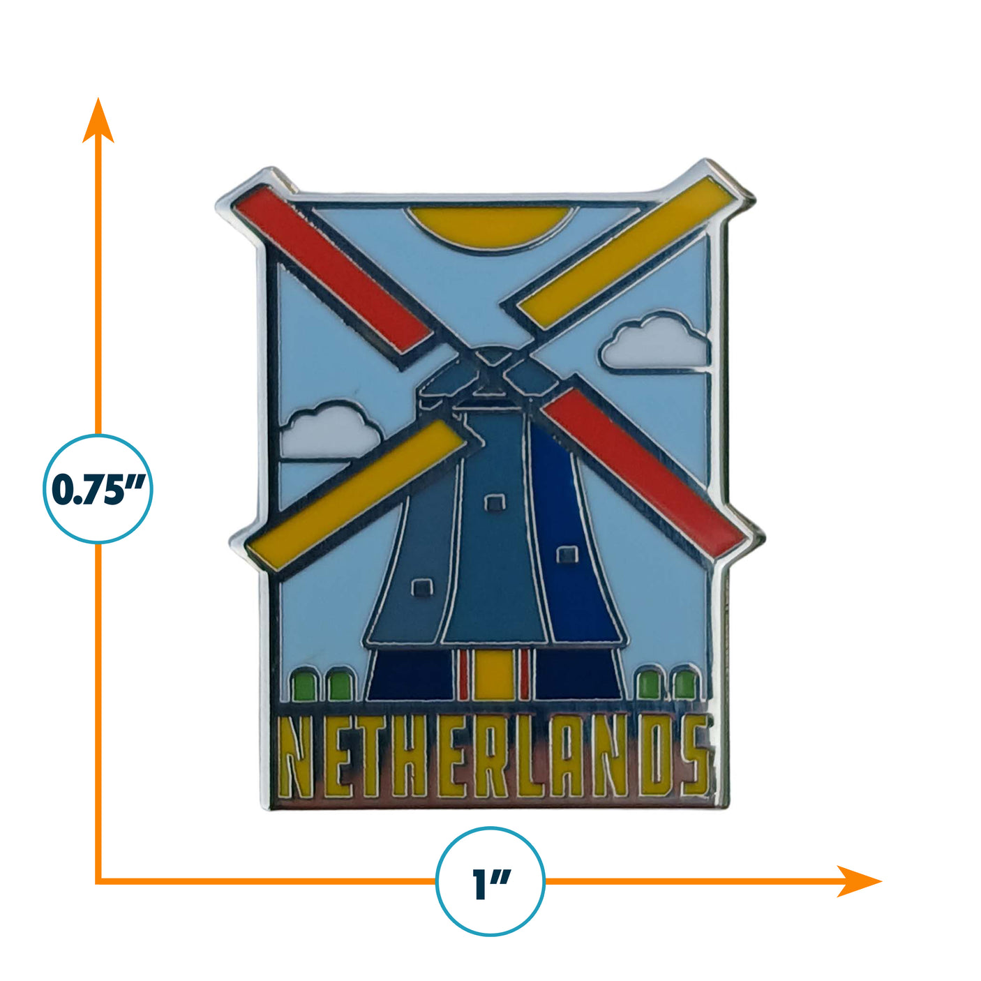 Netherlands Enamel Pin