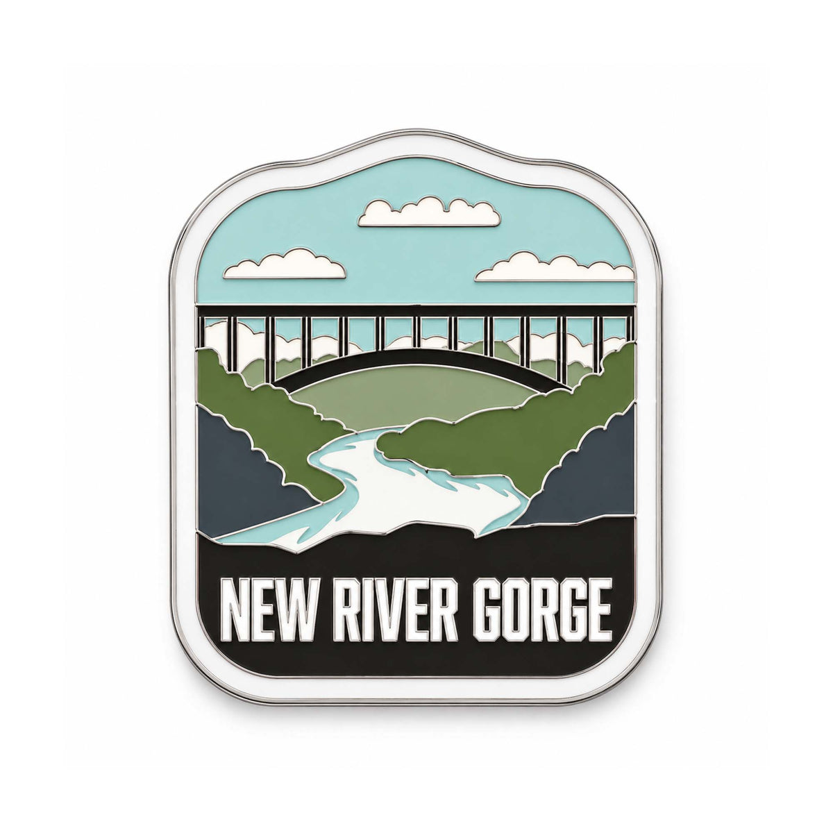 New River Gorge National Park Enamel Pin