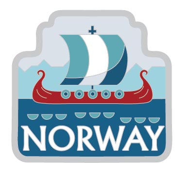 Norway Enamel Pin