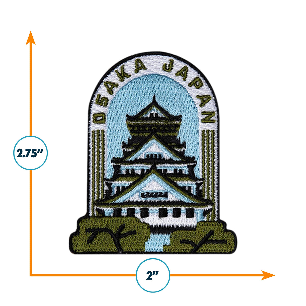 Osaka Japan Iron On Patch