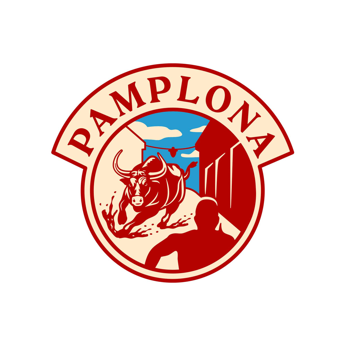 Pamplona Vinyl Sticker
