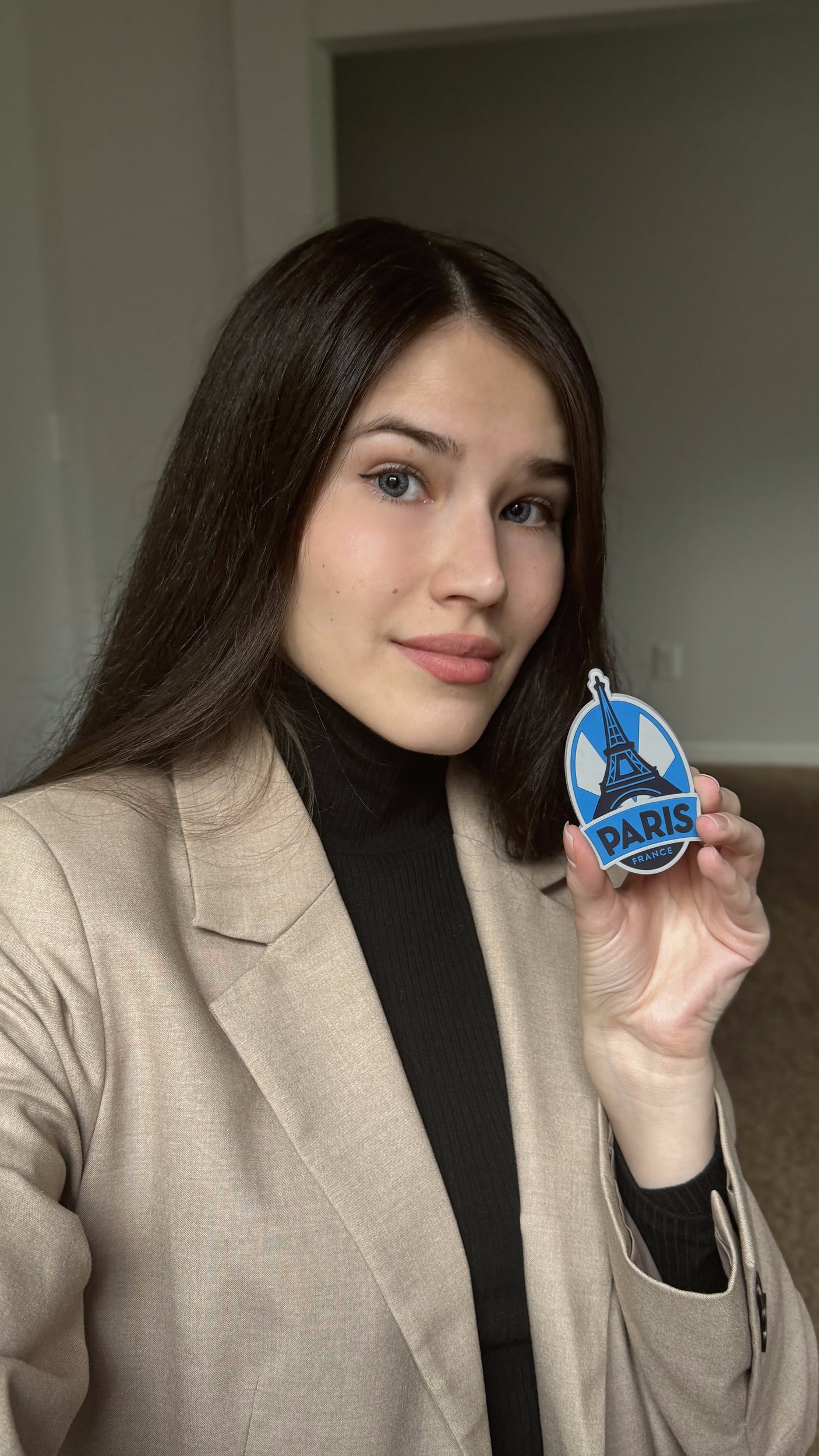 Paris France PVC Fridge Magnet