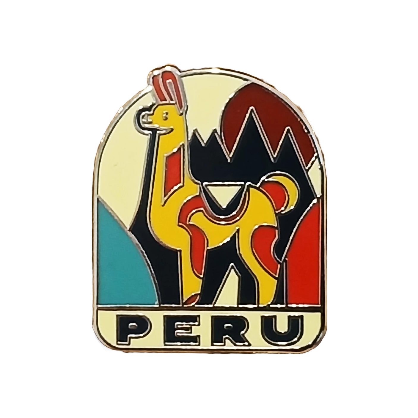 Peru Enamel Pin