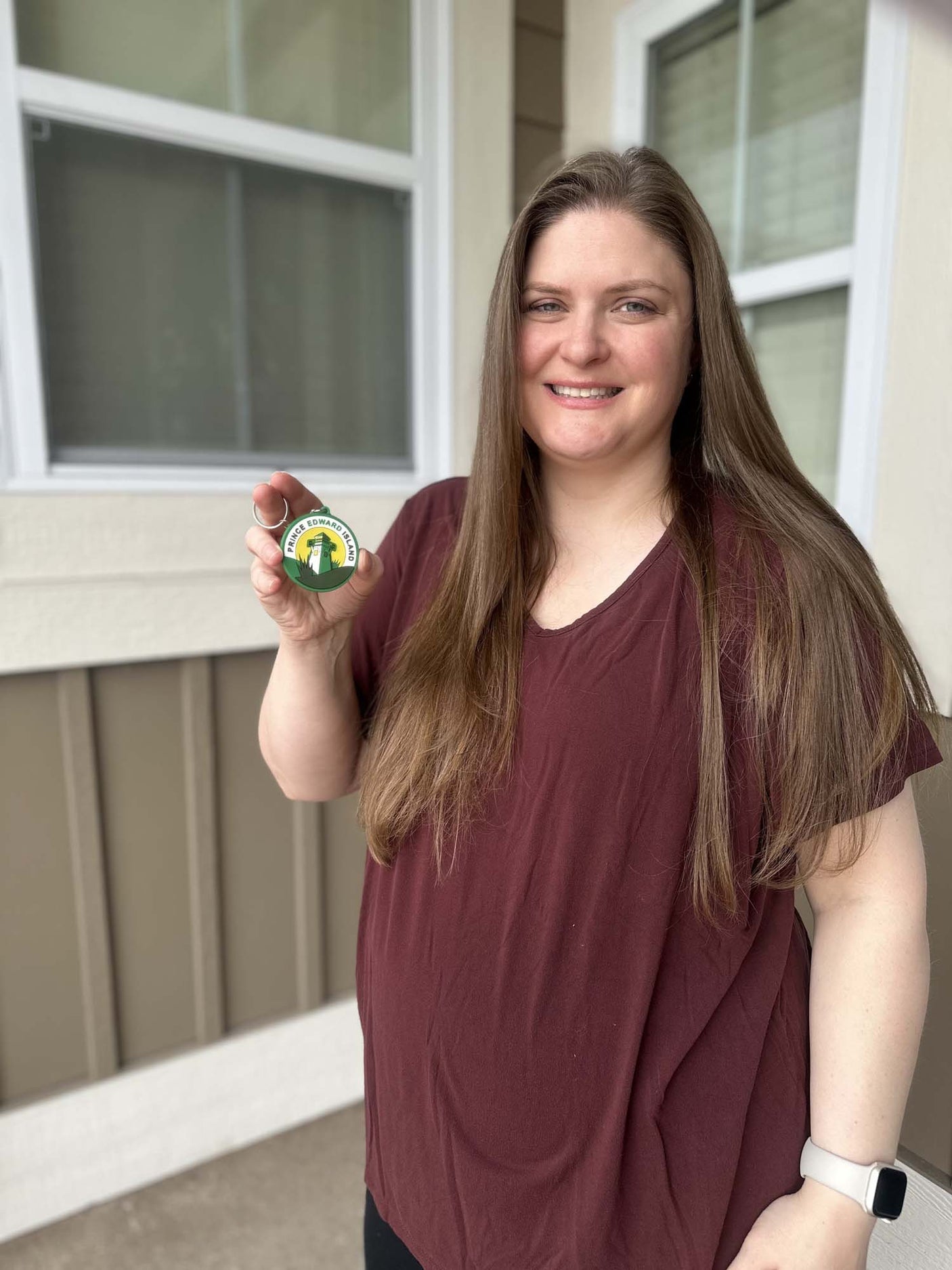 Prince Edward Island PVC Keychain