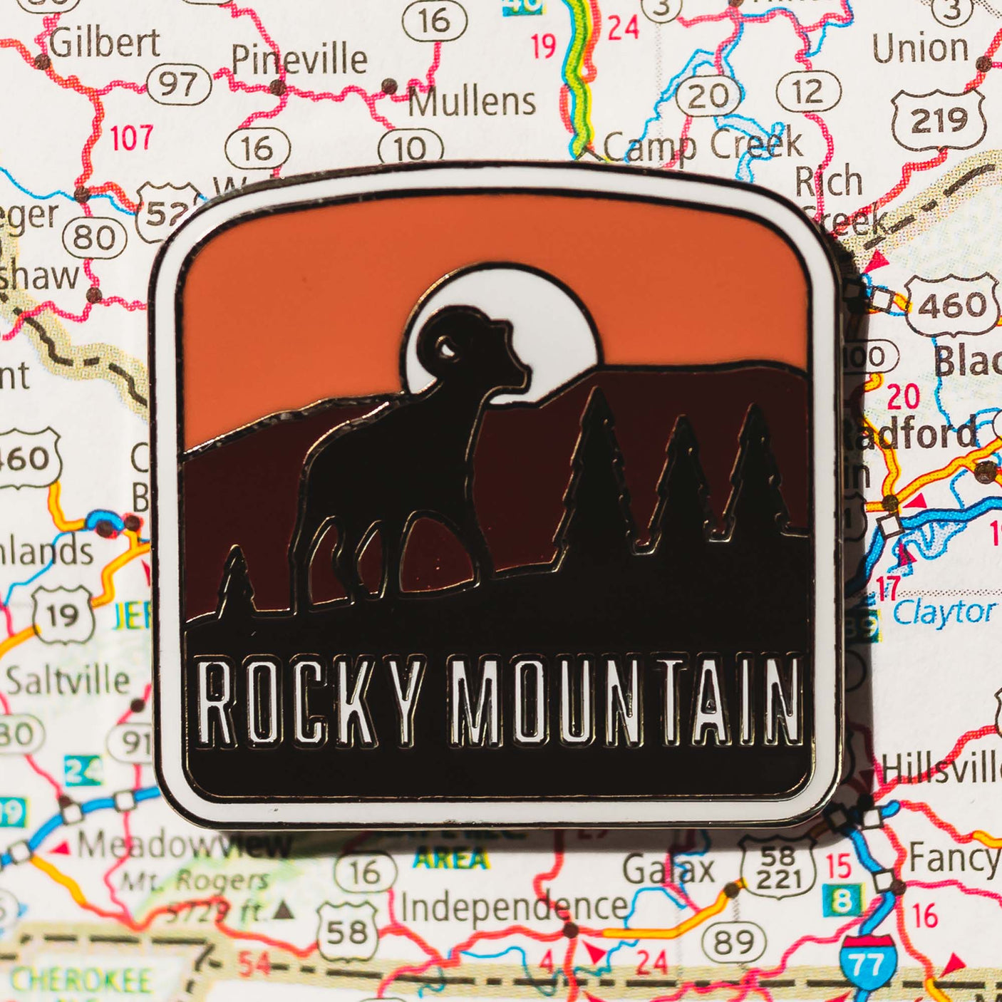 Rocky Mountain National Park Enamel Pin