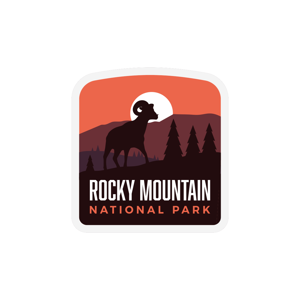 Rocky Mountain National Park Sticker