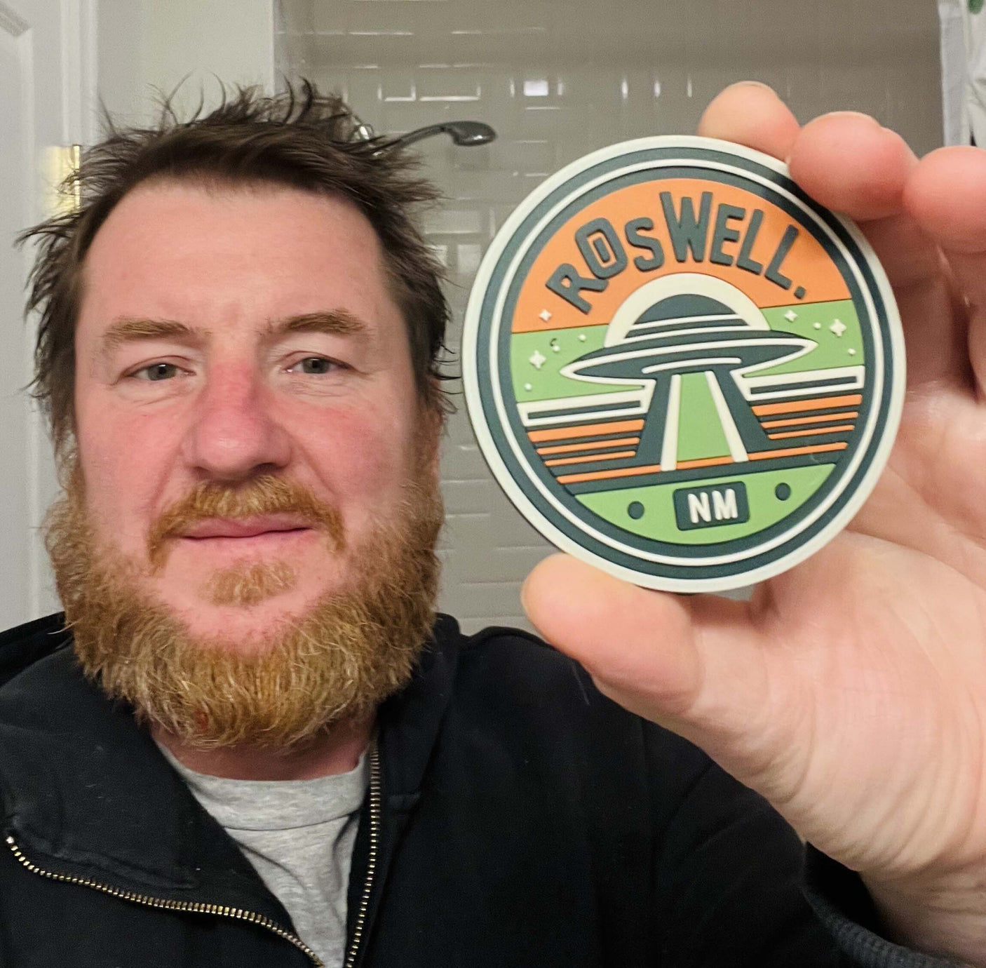 Roswell, NM PVC Fridge Magnet