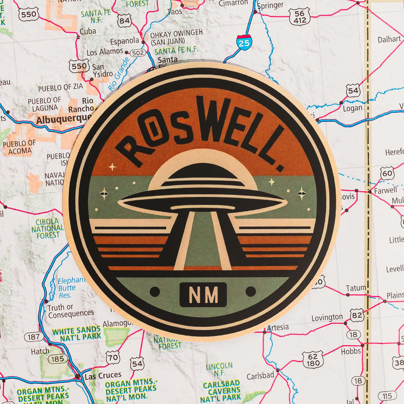 Roswell, NM Sticker