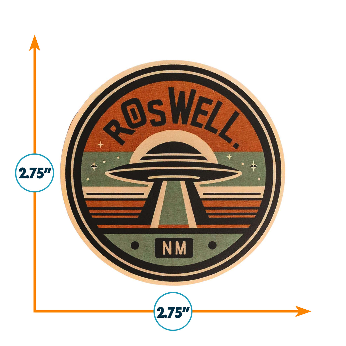 Roswell, NM Sticker