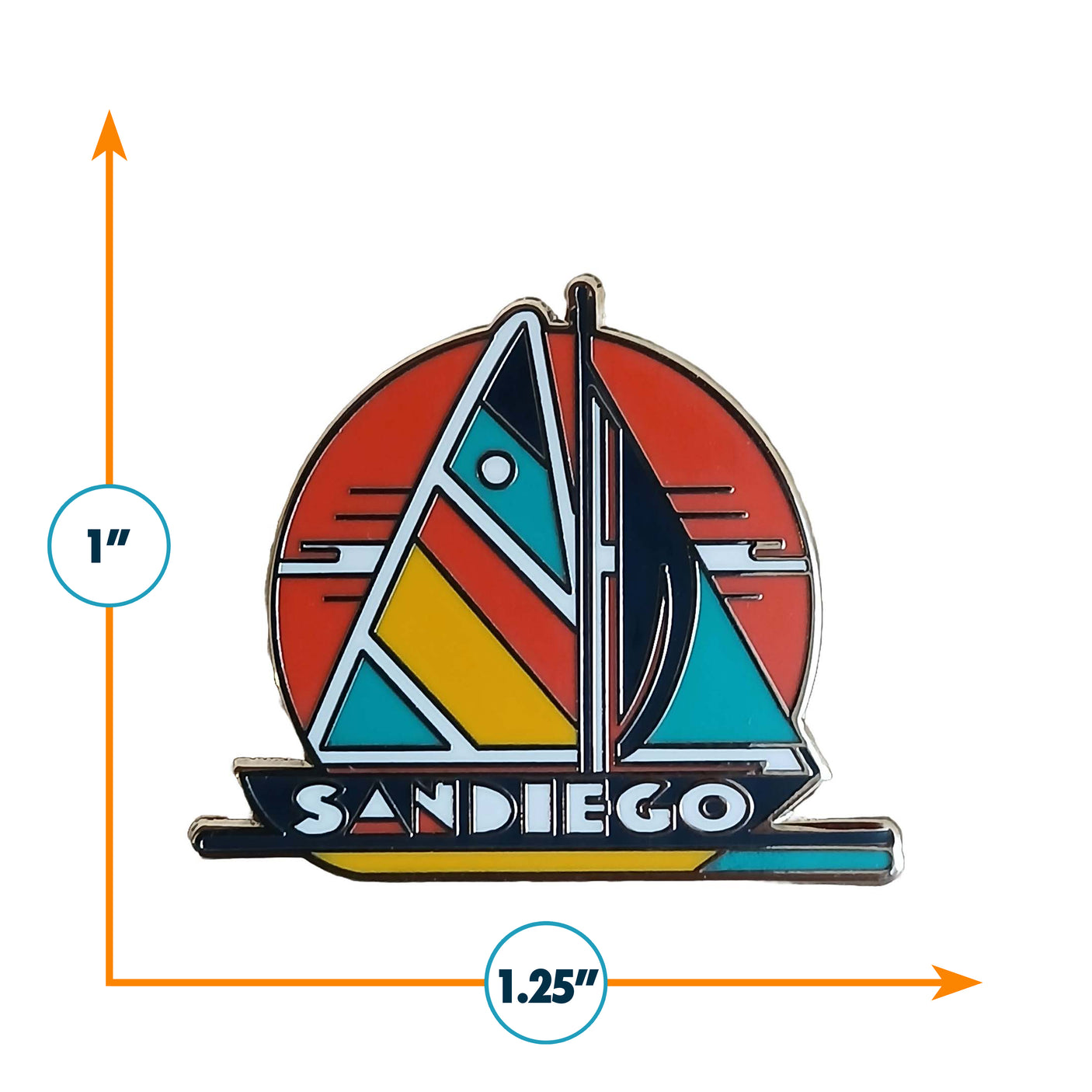 San Diego Enamel Pin