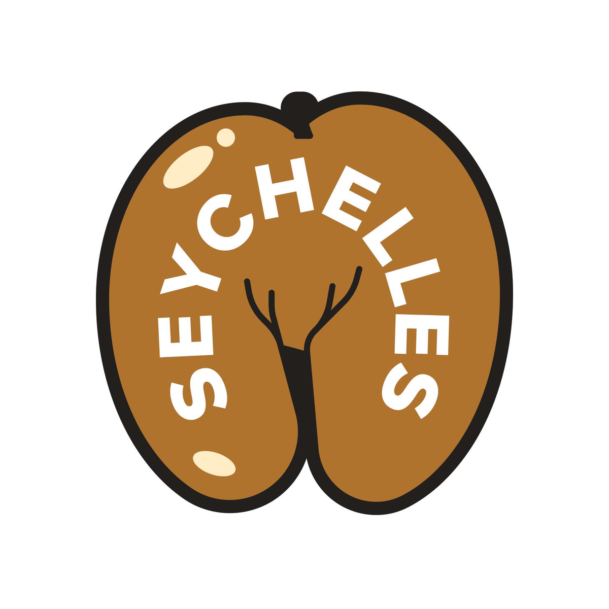 Seychelles The Vinyl Sticker