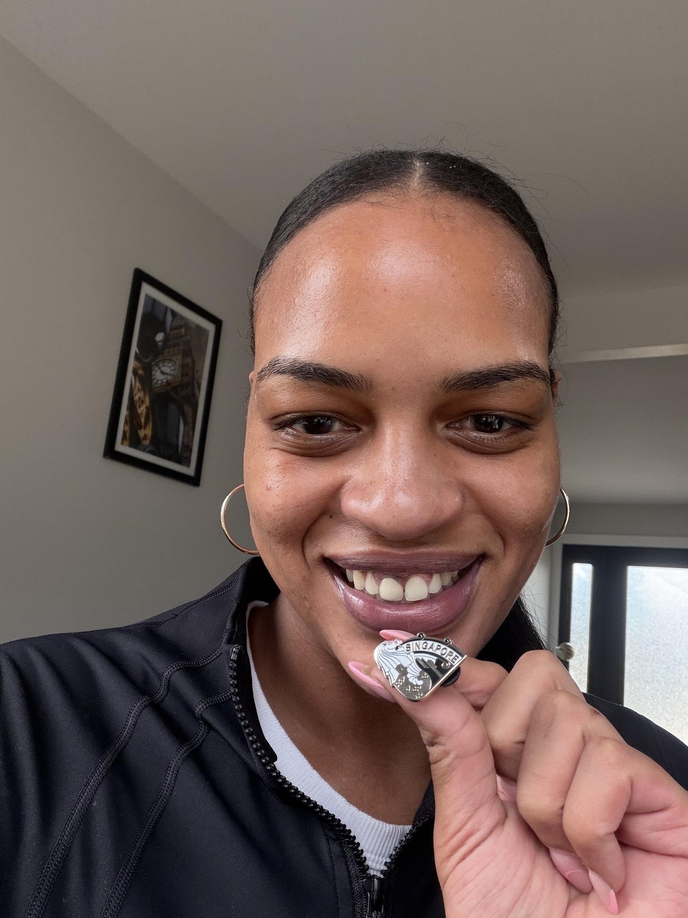 Singapore Enamel Pin