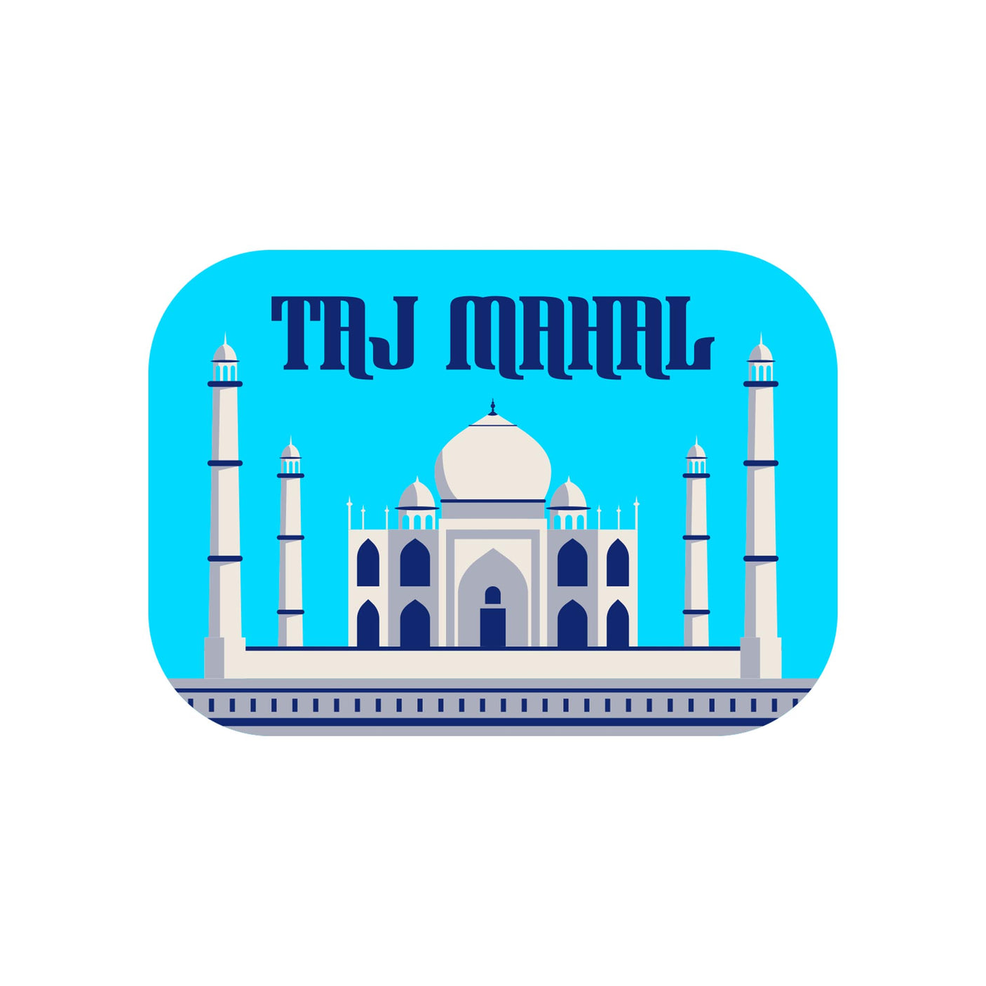 Taj Mahal Sticker
