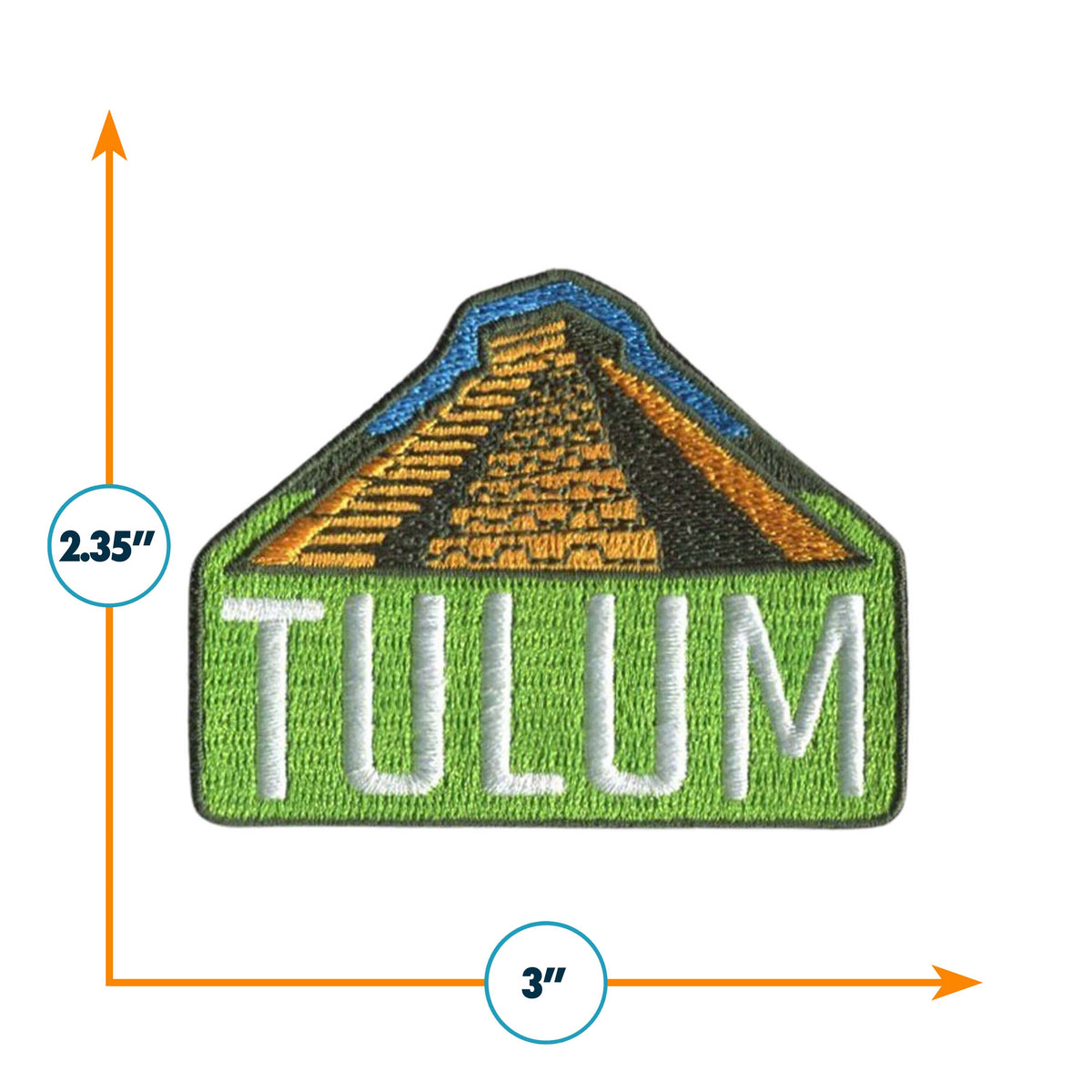 Tulum Iron On Patch