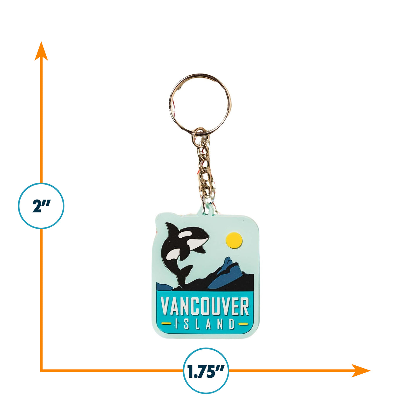 Vancouver Island PVC Keychain