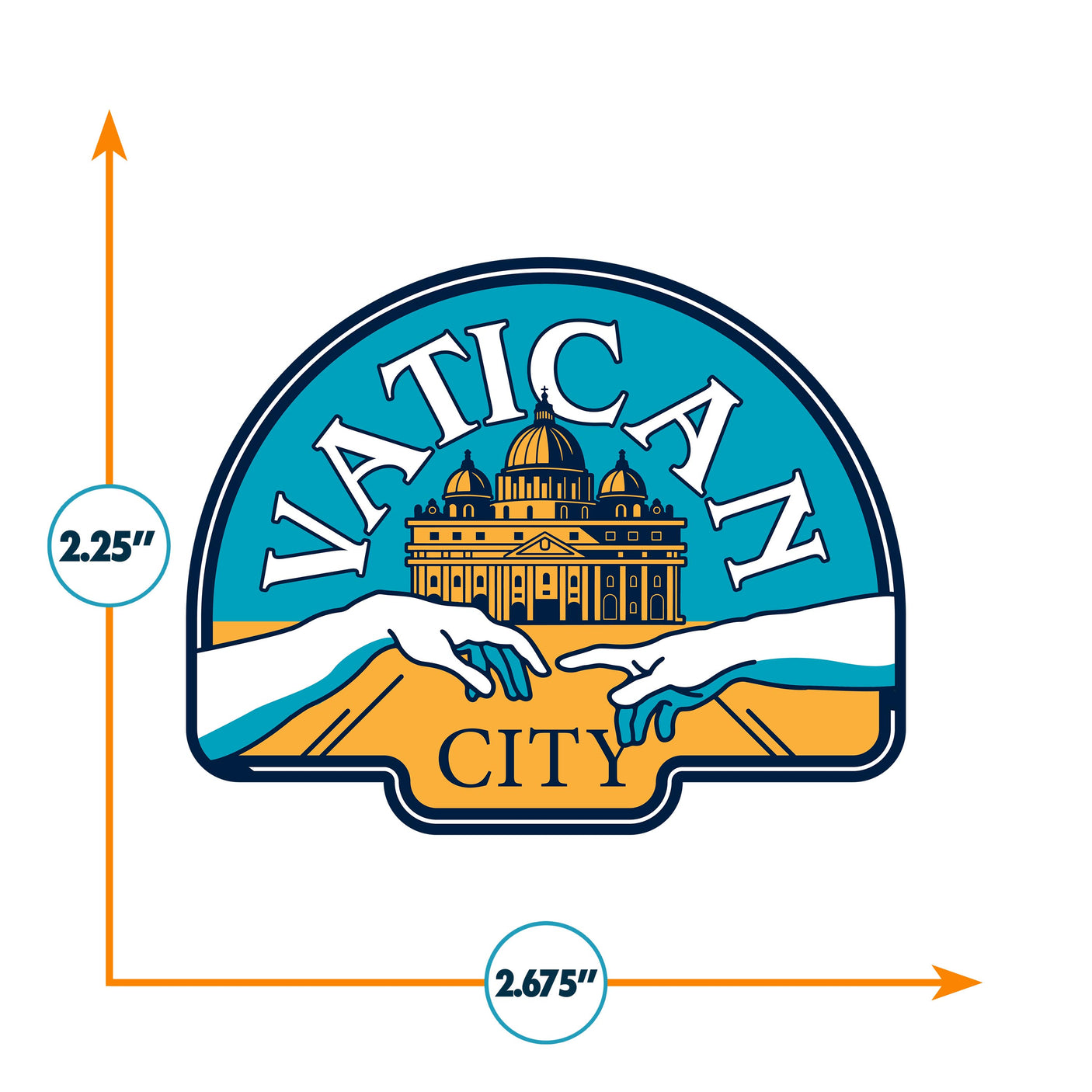 Vatican City Sticker