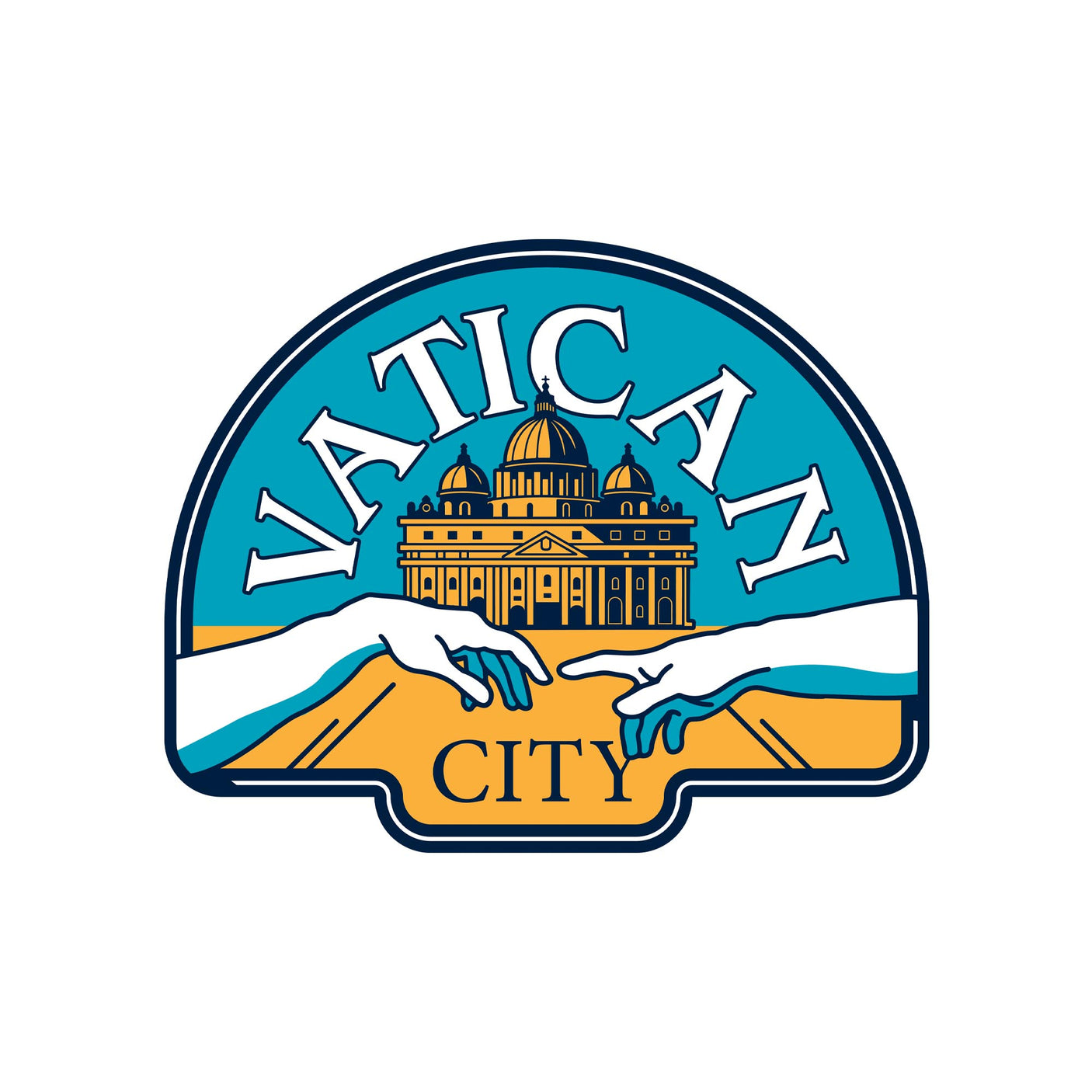 Vatican City Vinyl Sticker