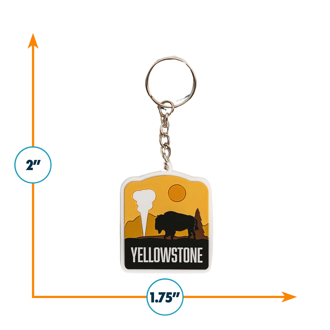 Yellowstone National Park Keychain