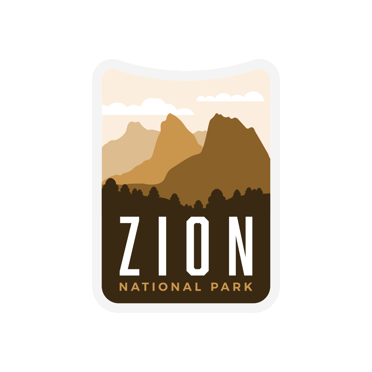Zion National Park Sticker
