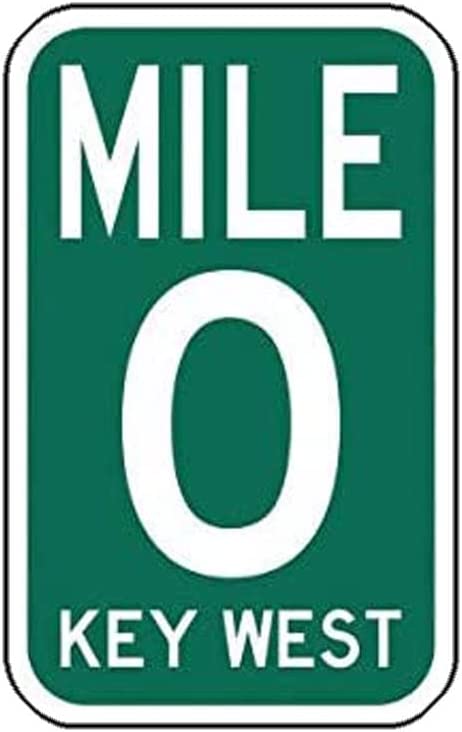 Key West Mile 0 Florida Enamel Pin