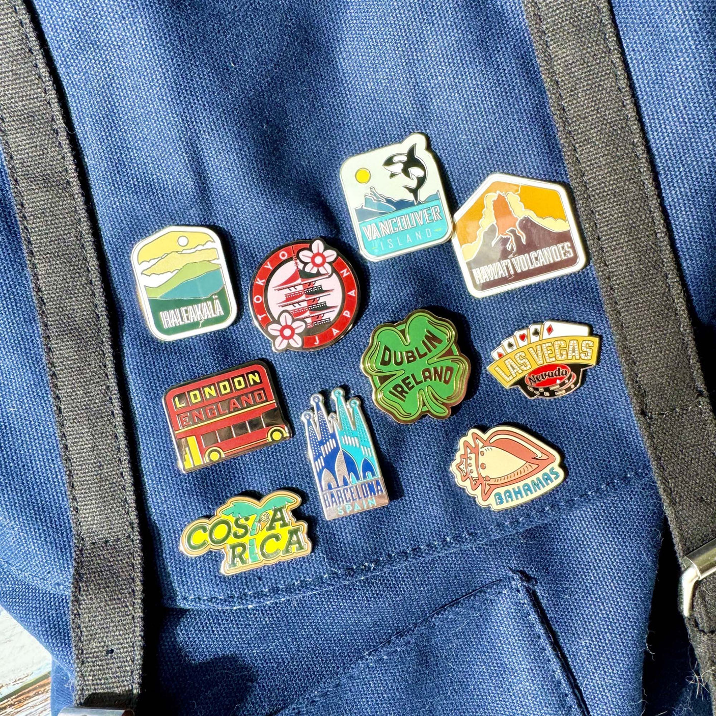 Costa Rica Enamel Pin