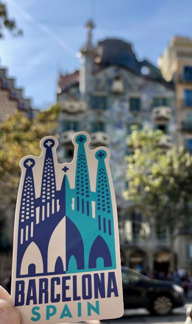 Barcelona Spain Sticker