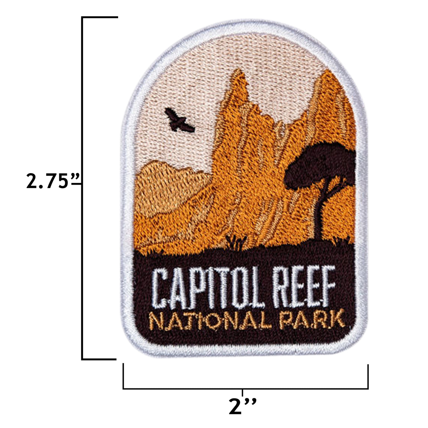 Capitol Reef patch size information