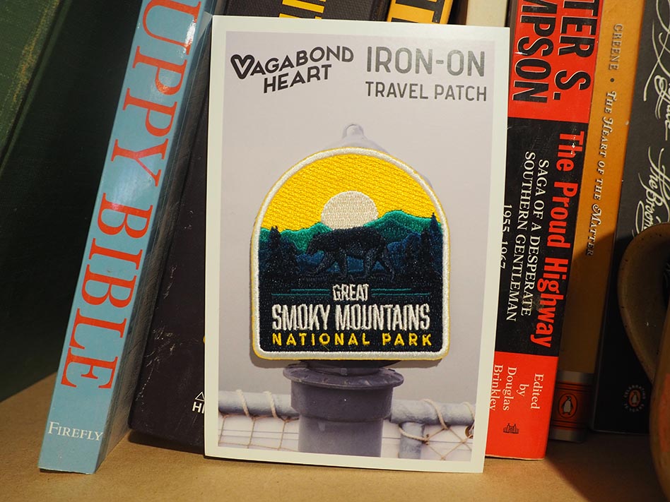 Great Smoky Mountains patch with high quality backing card