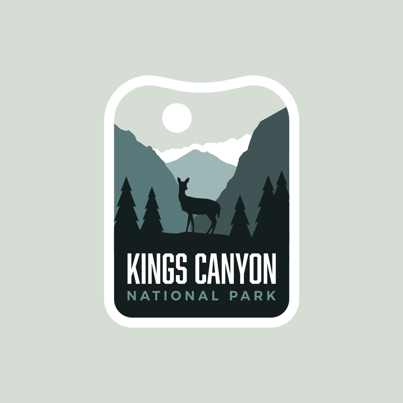 Kings Canyon National Park Sticker