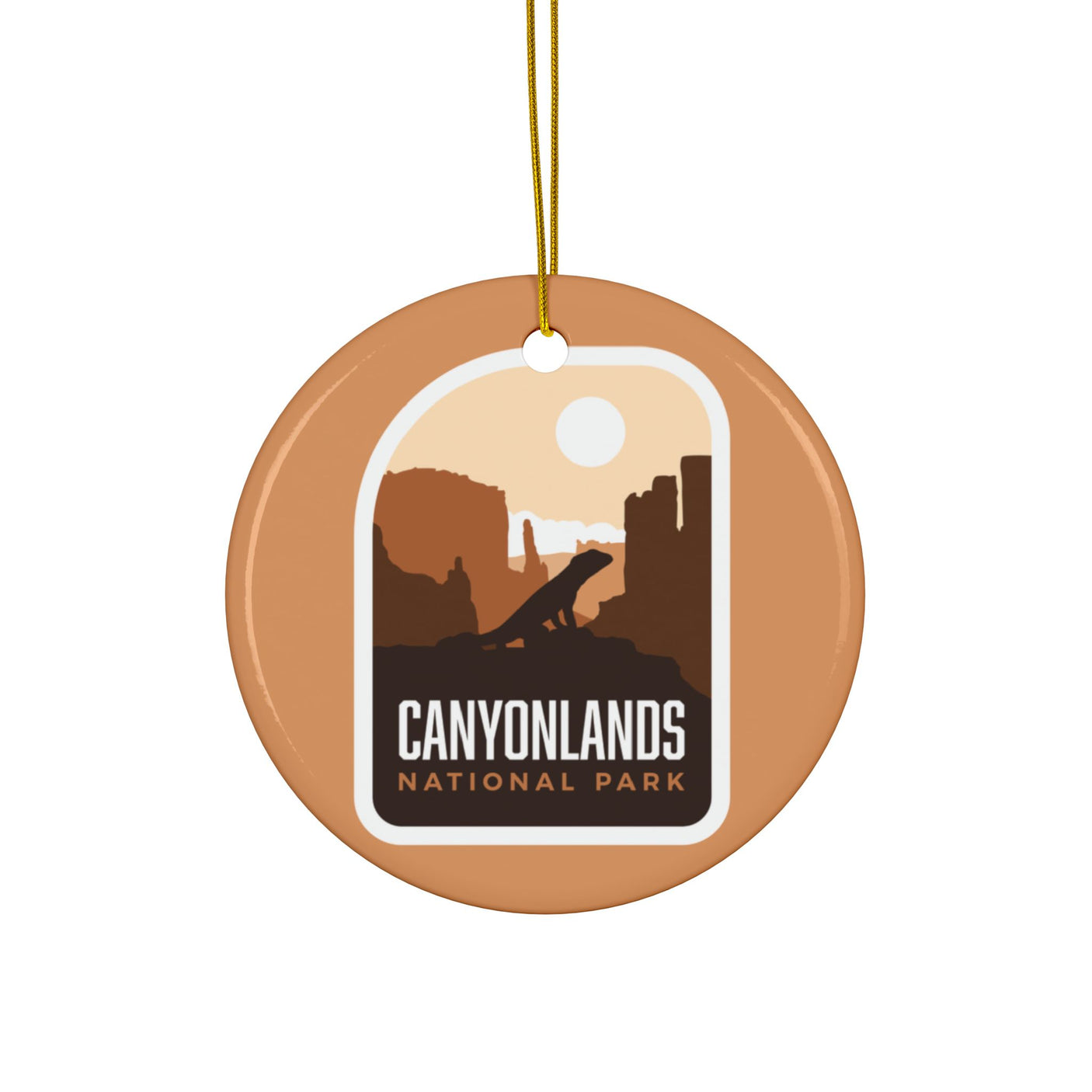 Canyonlands National Park Ceramic Christmas Ornament
