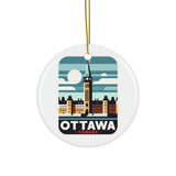 Ottawa Ceramic Christmas Ornament