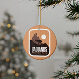 Badlands National Park Ceramic Christmas Ornament