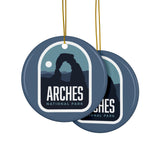 Arches National Park Ceramic Christmas Ornament