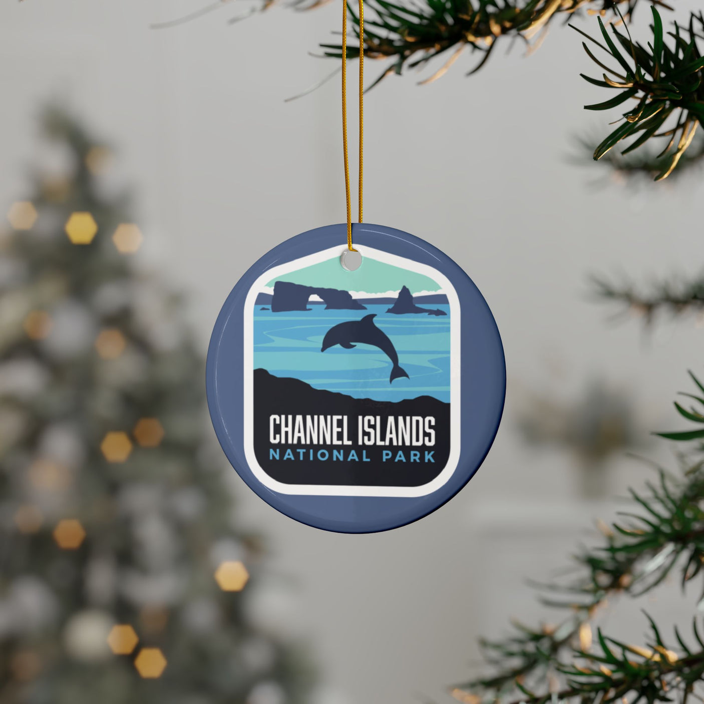 Channel Islands National Park Ceramic Christmas Ornament