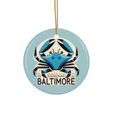 Baltimore, MD Ceramic Christmas Ornament