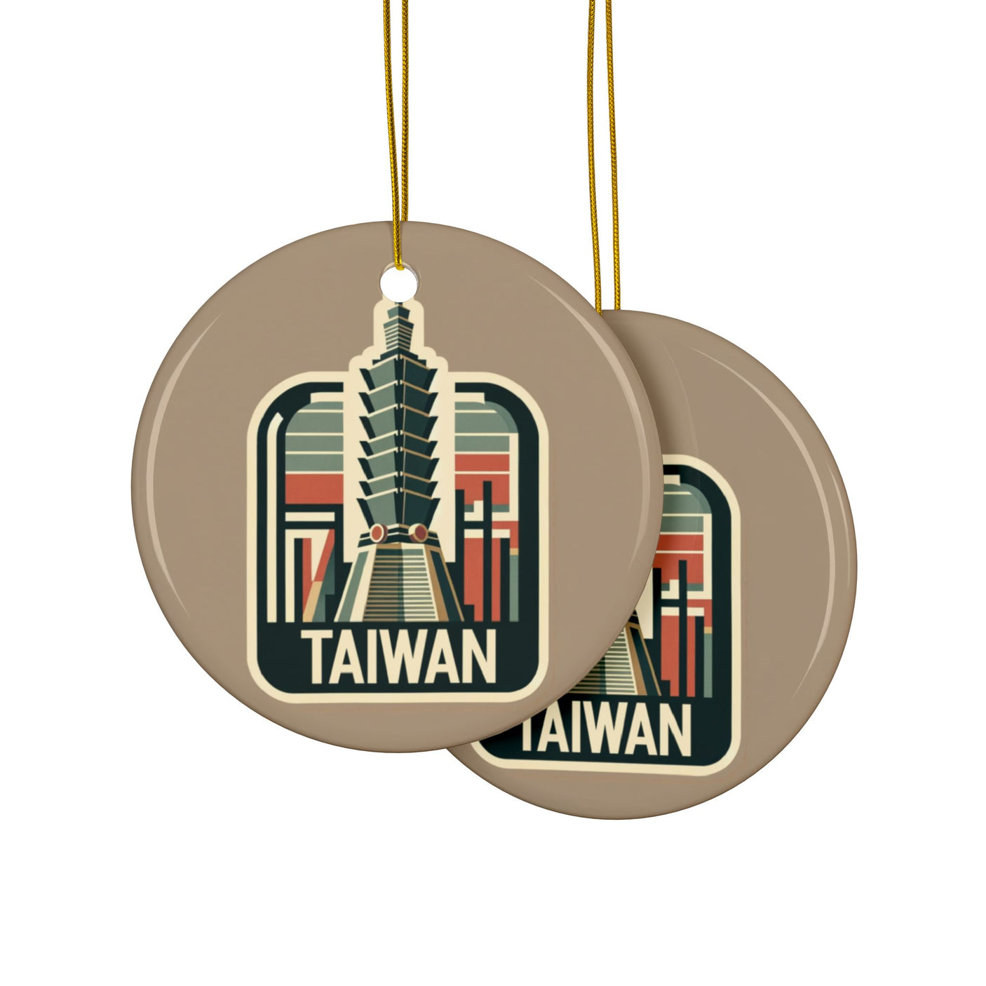 Taiwan Ceramic Christmas Ornament