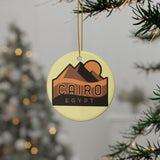 Cairo Ceramic Christmas Ornament