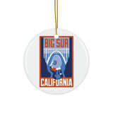 Big Sur Ceramic Christmas Ornament