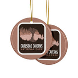 Carlsbad Caverns National Park Ceramic Christmas Ornament