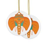 India Ceramic Christmas Ornament